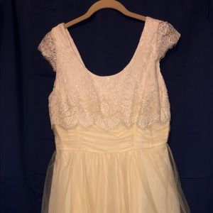 ModCloth tulle and lace dress